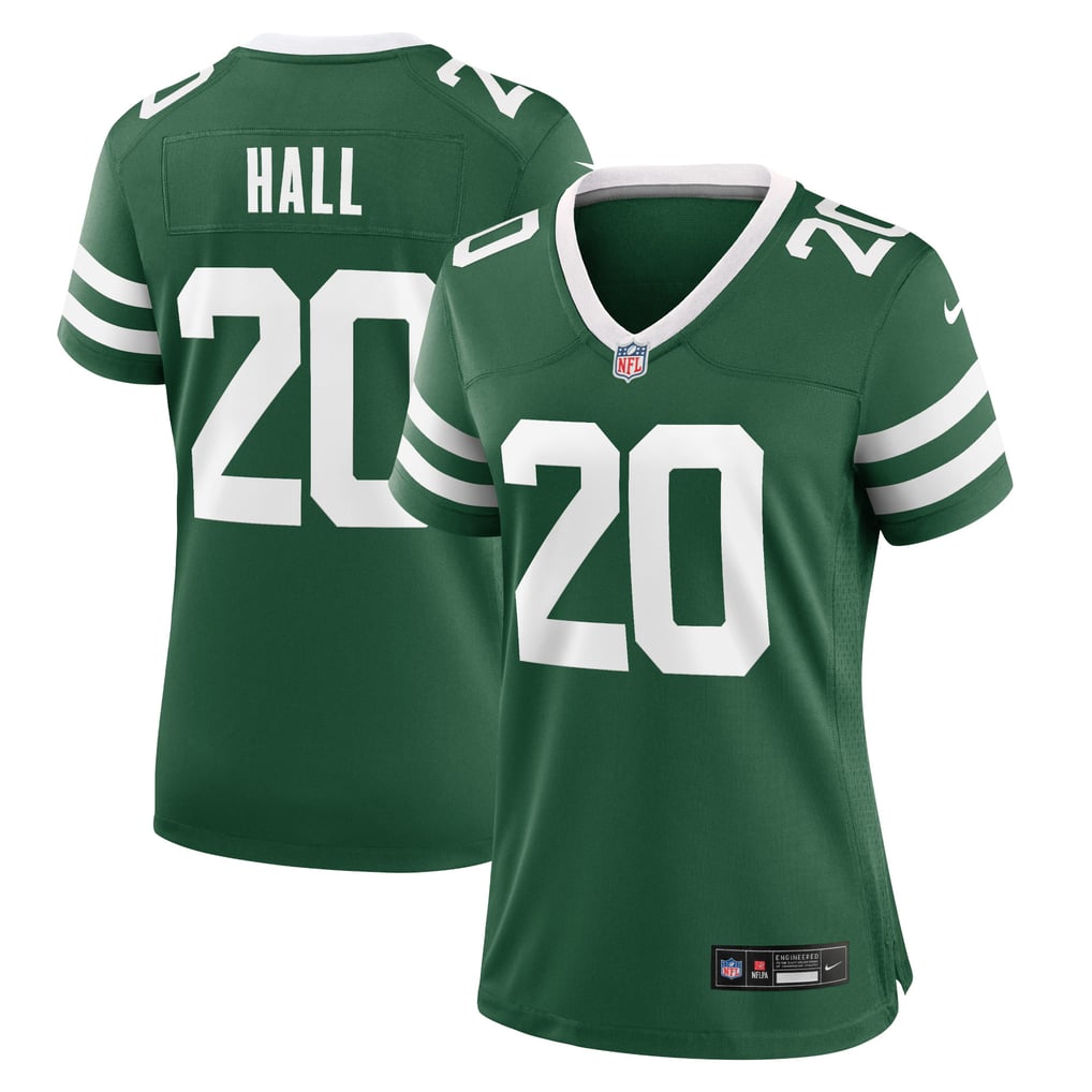 Women's New York Jets Breece Hall Nike Legacy Green Game Jersey - Image 1