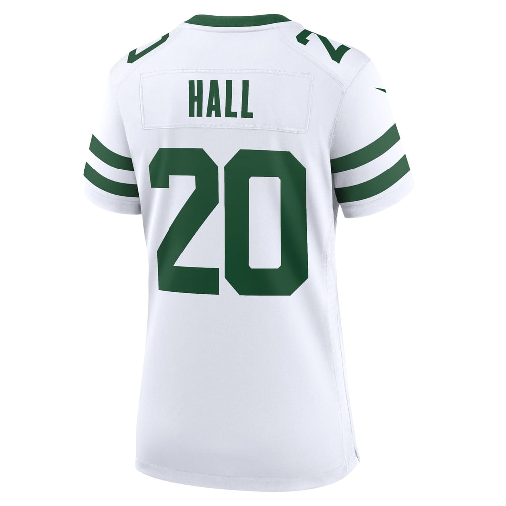 Women's New York Jets Breece Hall Nike Legacy White Game Jersey - Image 4