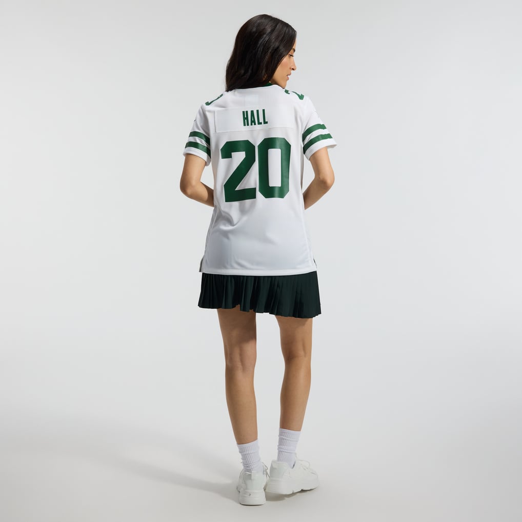 Women's New York Jets Breece Hall Nike Legacy White Game Jersey - Image 6