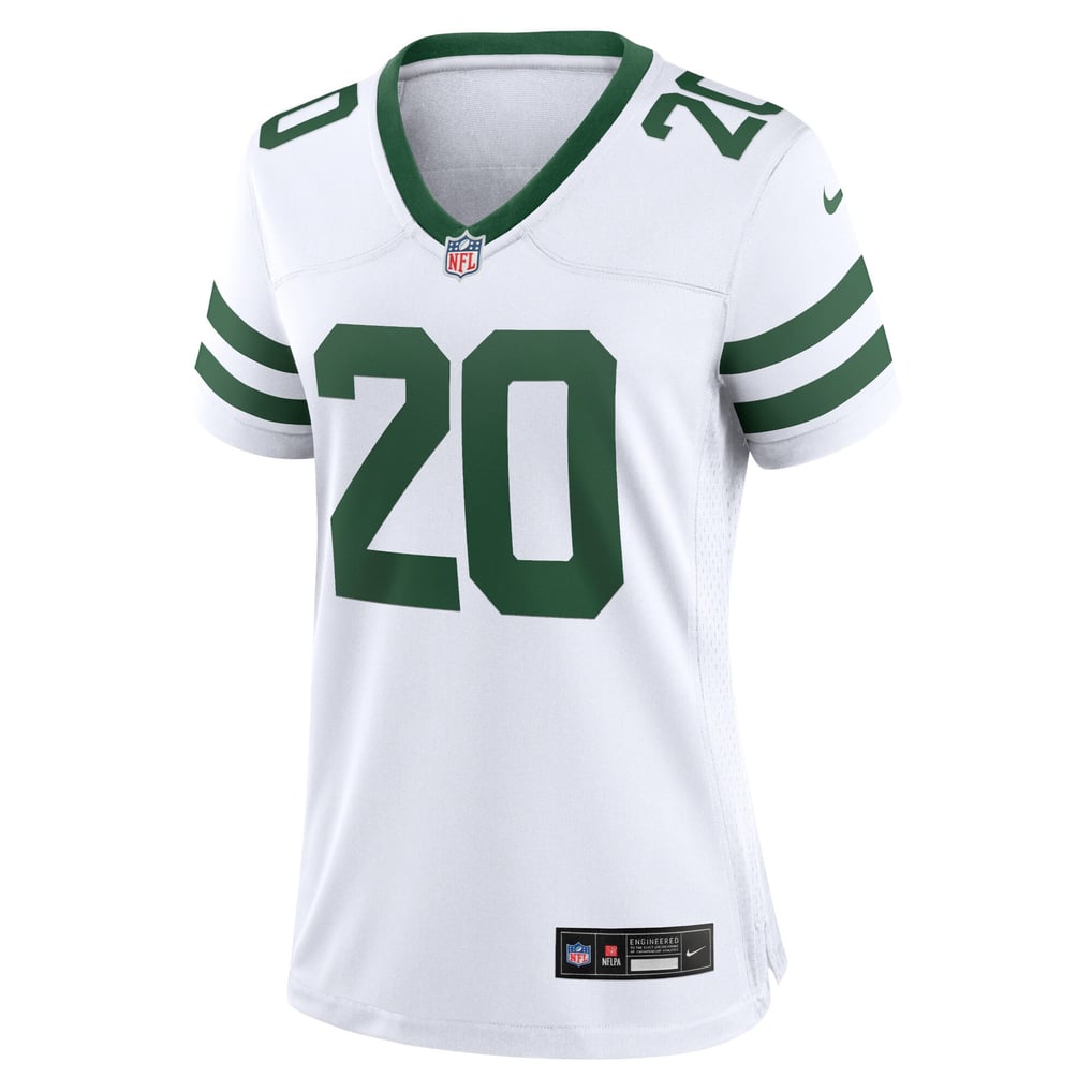 Women's New York Jets Breece Hall Nike Legacy White Game Jersey - Image 7