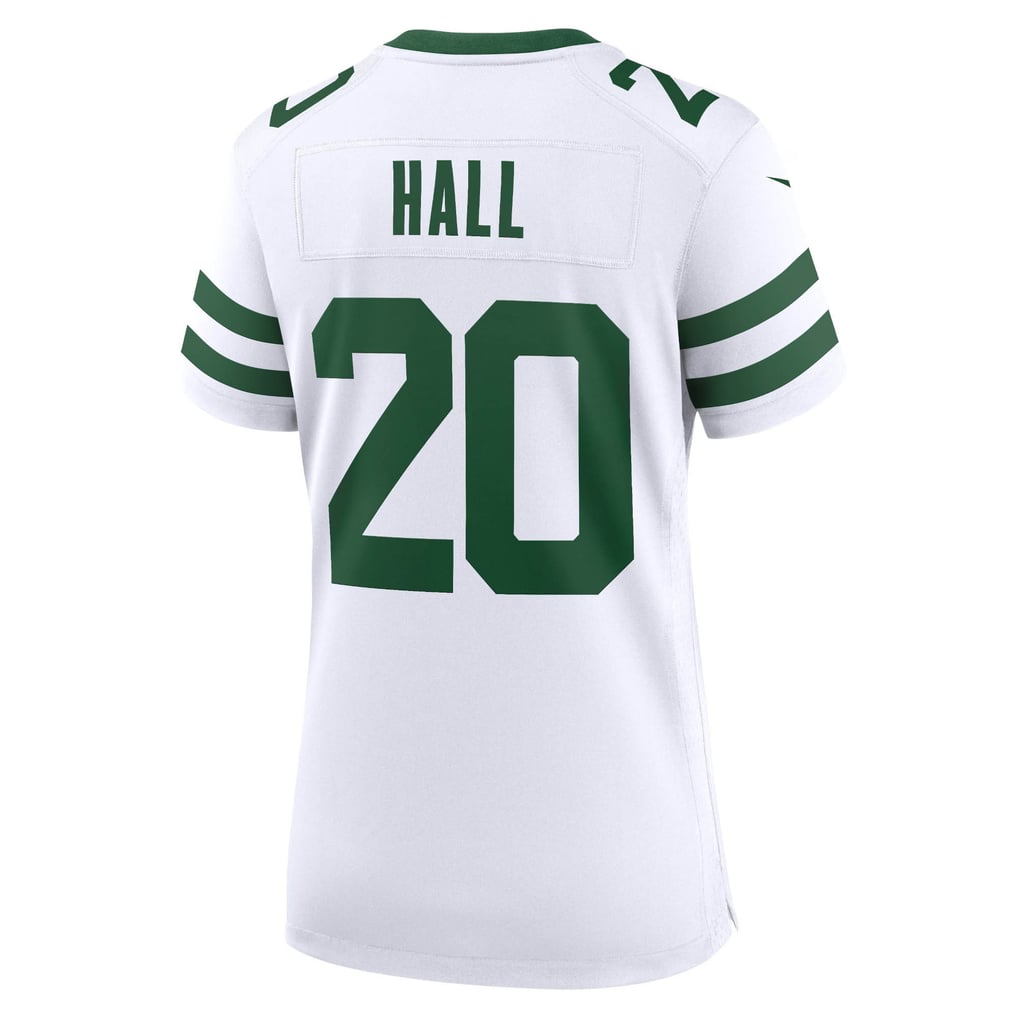Women's New York Jets Breece Hall Nike Legacy White Game Jersey - Image 8