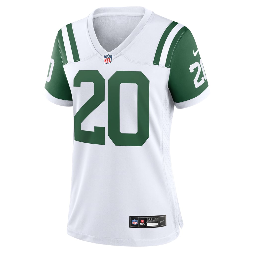Women's New York Jets Breece Hall Nike White Classic Alternate Game Jersey - Image 3