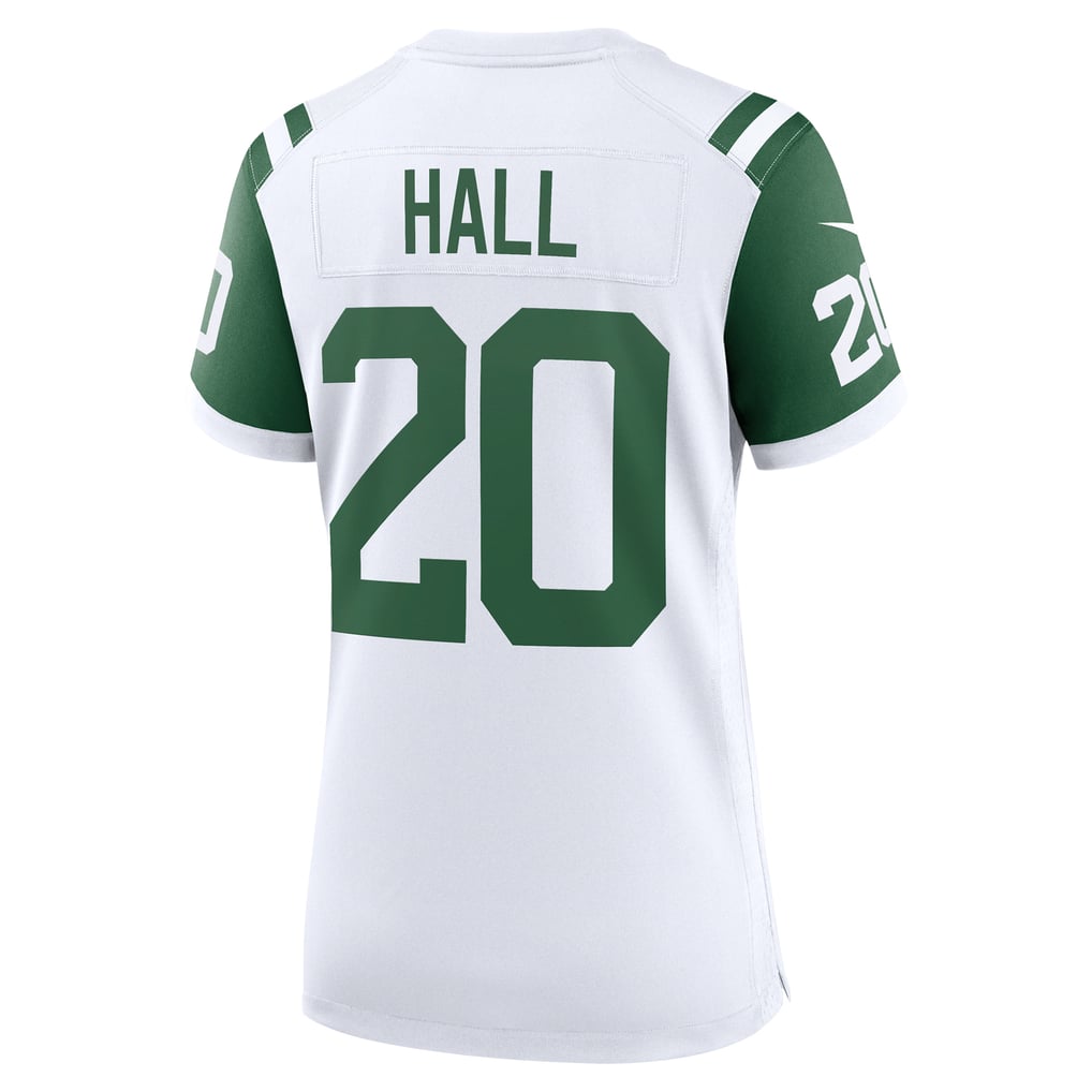 Women's New York Jets Breece Hall Nike White Classic Alternate Game Jersey - Image 4