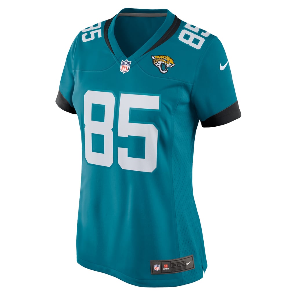 Women's Jacksonville Jaguars Brenton Strange Nike  Teal Team Game Jersey - Image 3