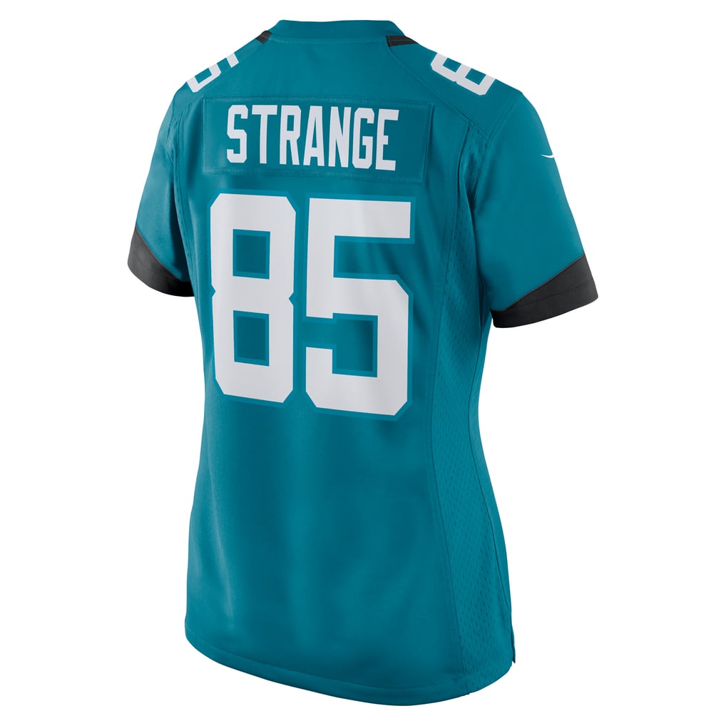 Women's Jacksonville Jaguars Brenton Strange Nike  Teal Team Game Jersey - Image 4