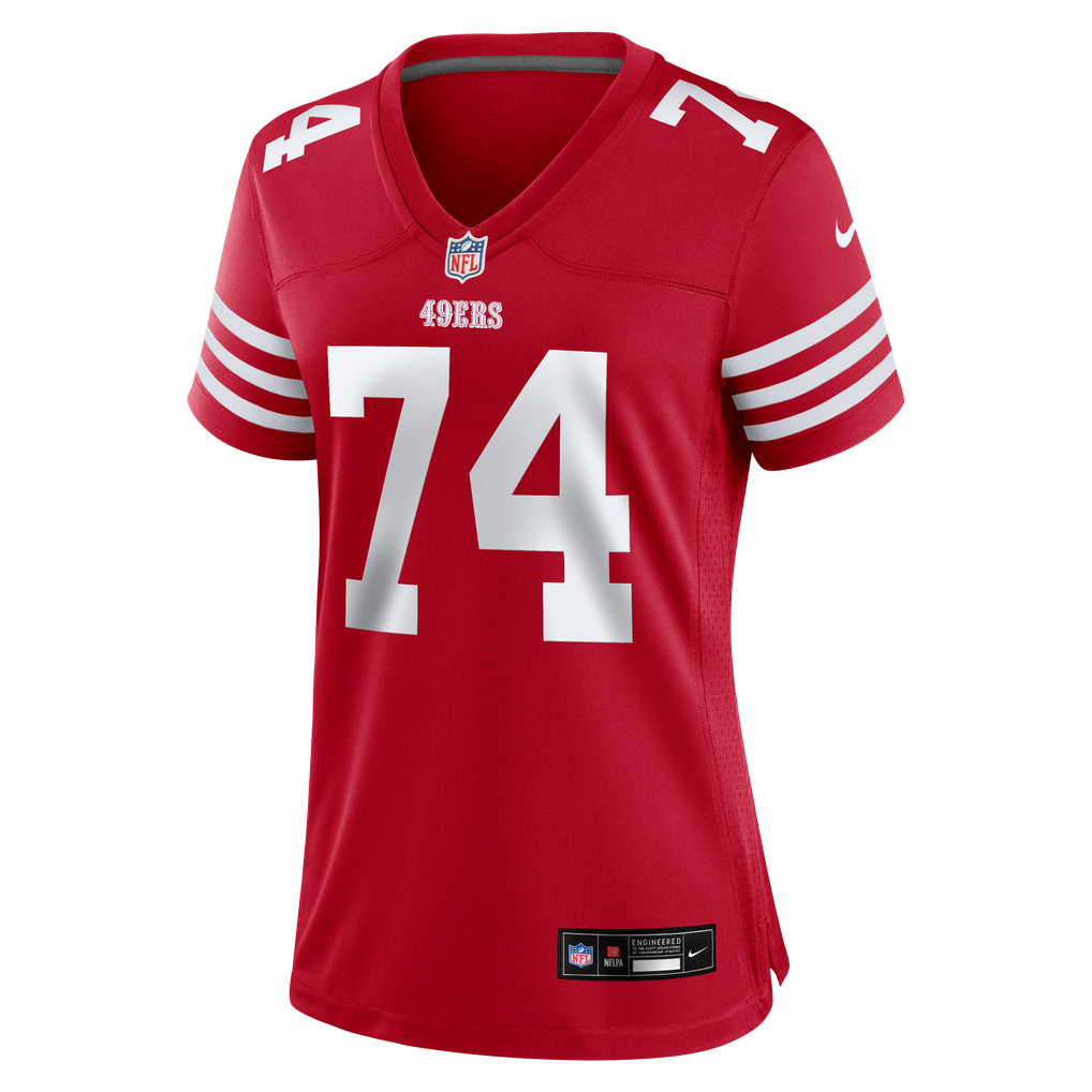 Women's San Francisco 49ers Brett Toth Nike  Scarlet Team Game Jersey - Image 3