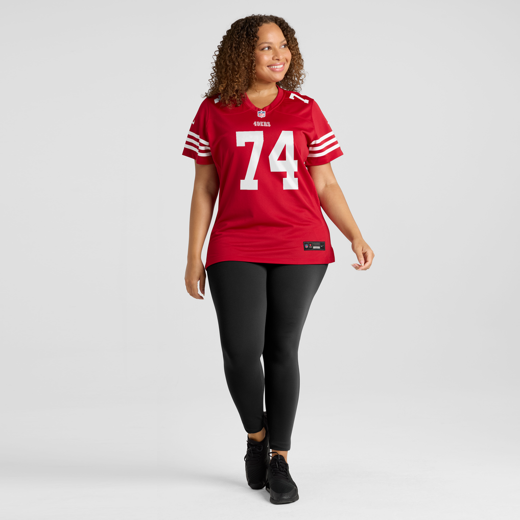 Women's San Francisco 49ers Brett Toth Nike  Scarlet Team Game Jersey - Image 7