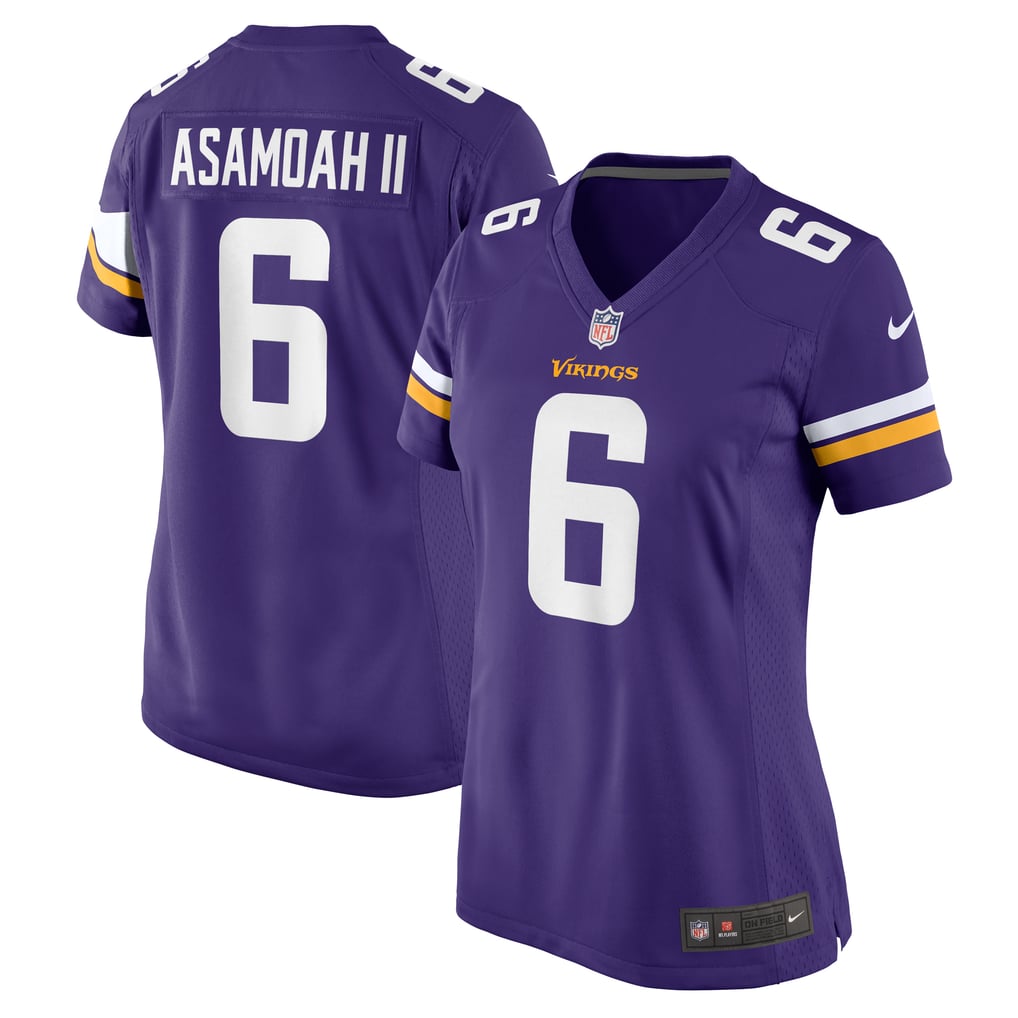 Women's Minnesota Vikings Brian Asamoah II Nike  Purple  Game Jersey - Image 2