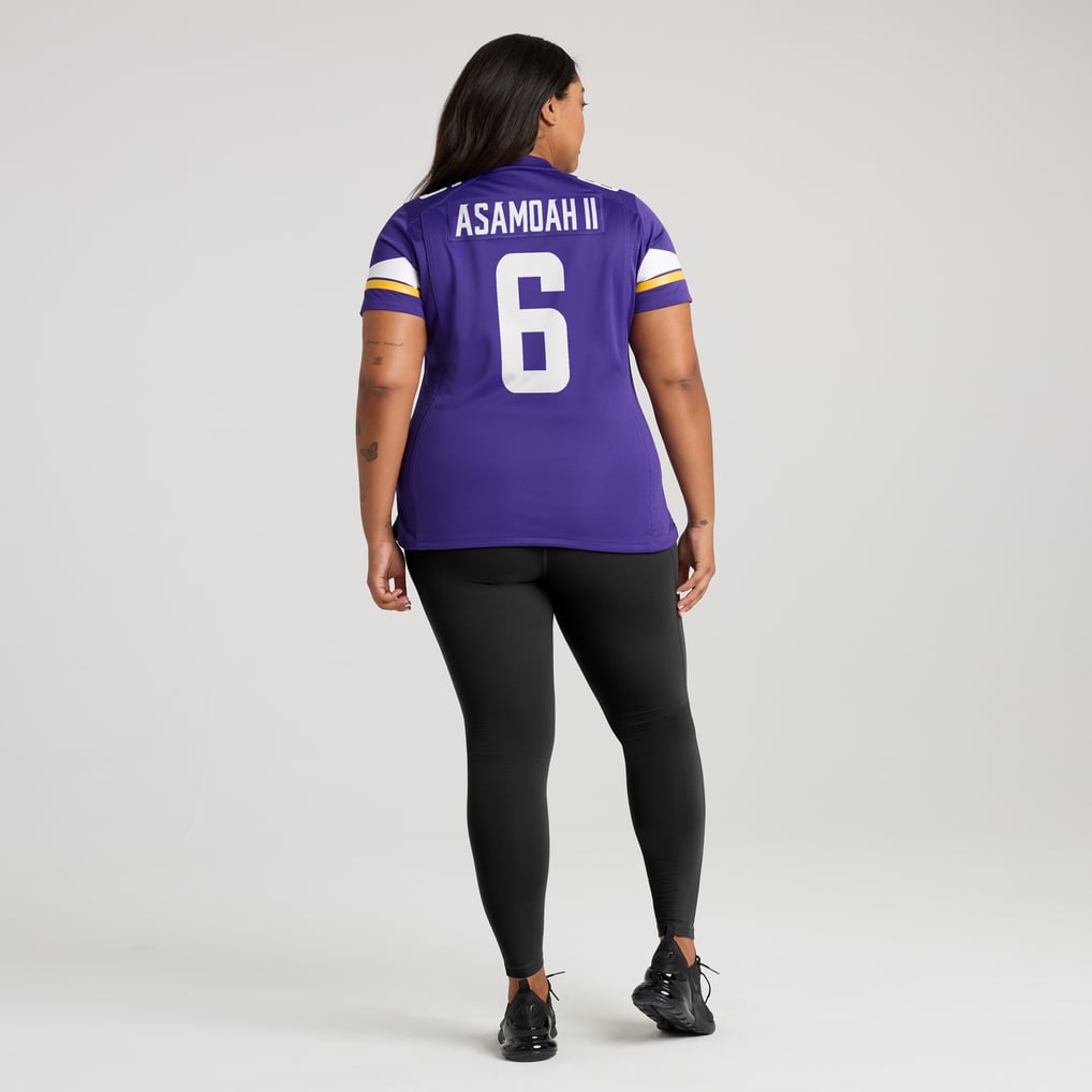 Women's Minnesota Vikings Brian Asamoah II Nike  Purple  Game Jersey - Image 8