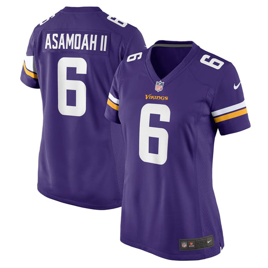 Women's Minnesota Vikings Brian Asamoah II Nike  Purple  Game Jersey - Image 1