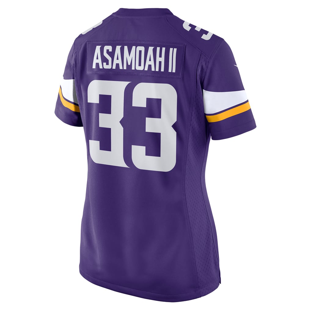Women's Minnesota Vikings Brian Asamoah Nike Purple Player Game Jersey - Image 4