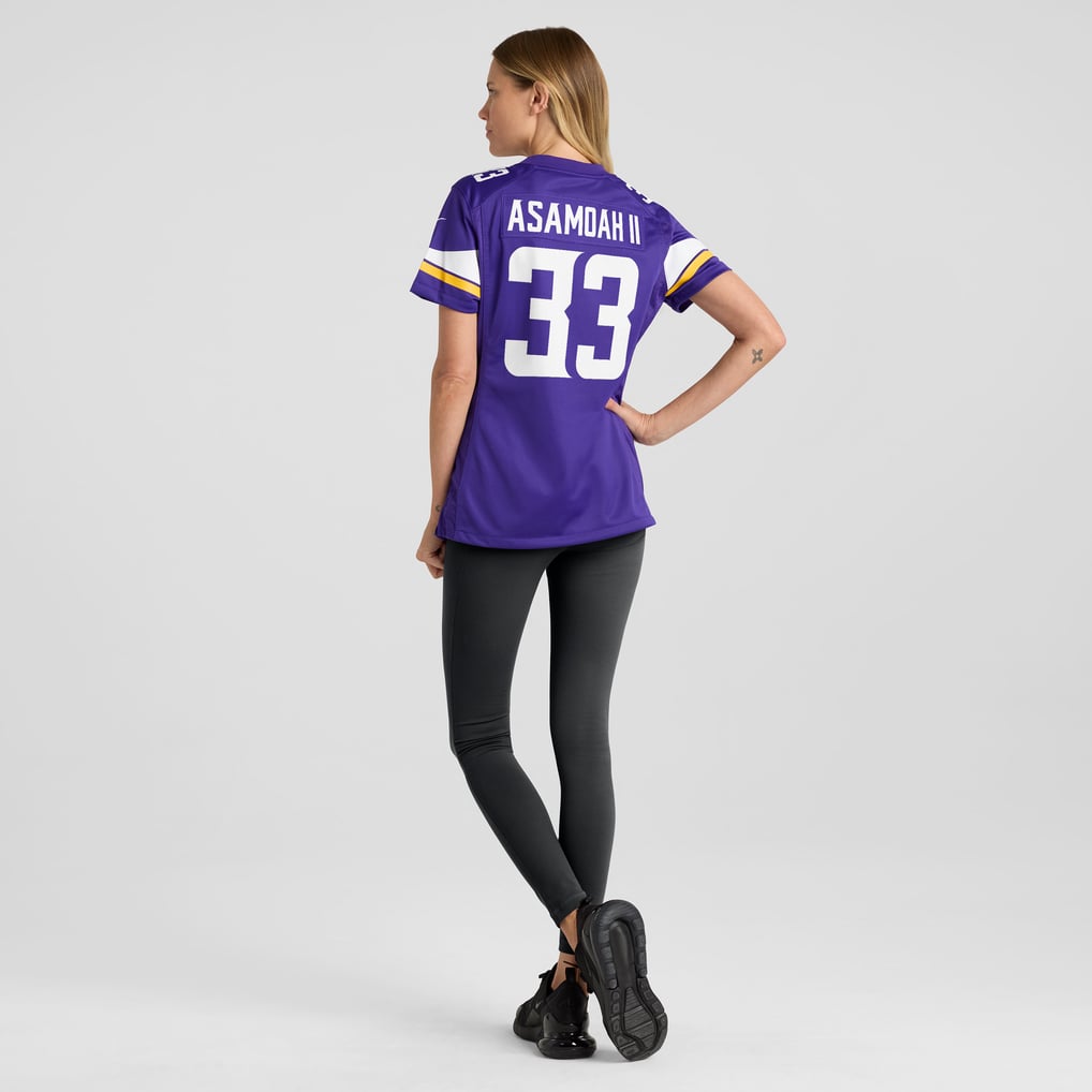 Women's Minnesota Vikings Brian Asamoah Nike Purple Player Game Jersey - Image 6