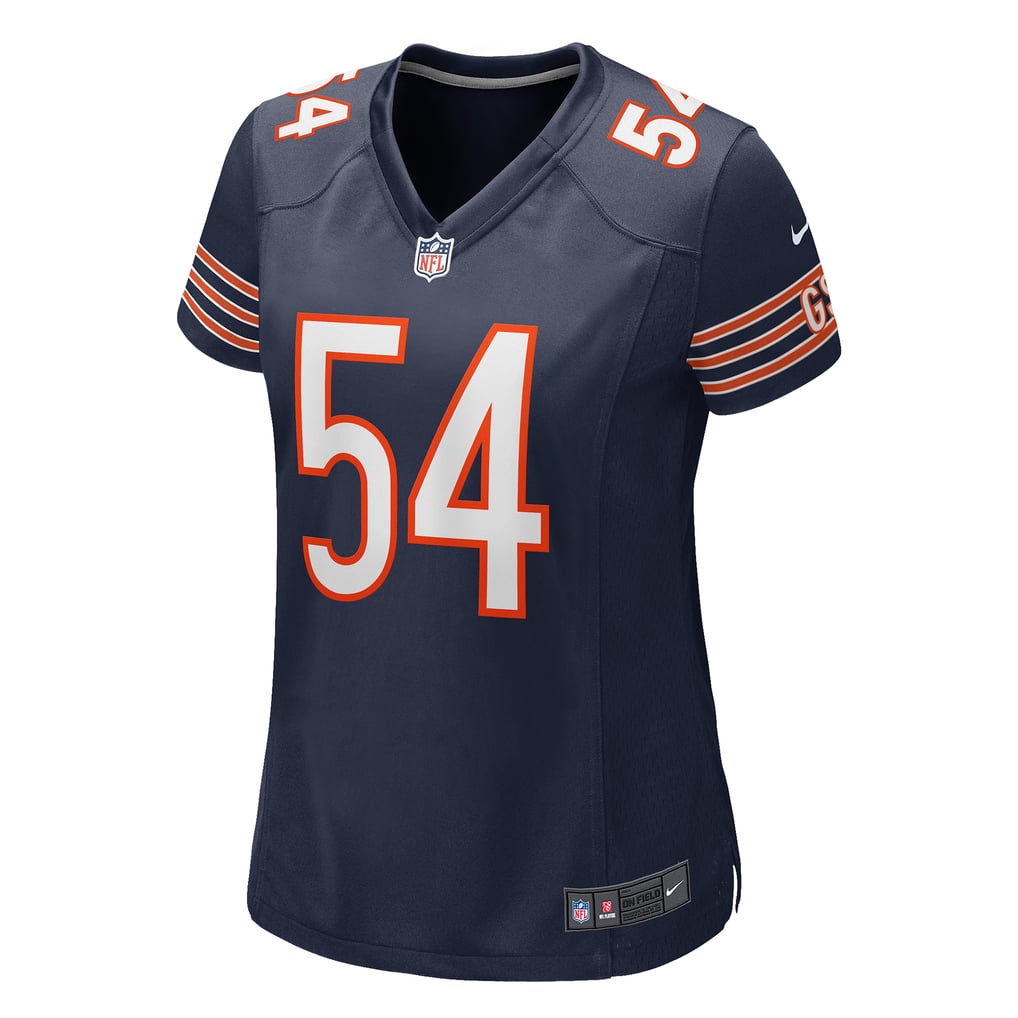 Women's Chicago Bears Brian Urlacher Nike Navy Game Retired Player Jersey - Image 3