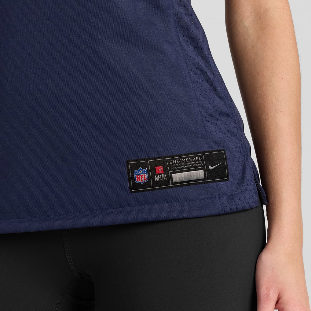Women's Chicago Bears Brian Urlacher Nike Navy Game Retired Player Jersey - Image 10