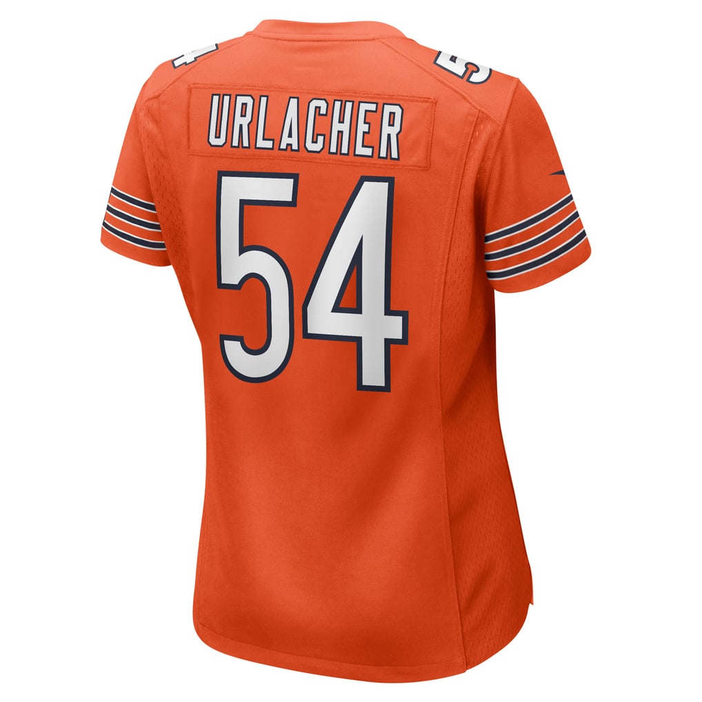 Women's Chicago Bears Brian Urlacher Nike Orange Retired Player Jersey - Image 4