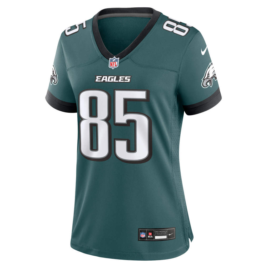 Women's Philadelphia Eagles Britain Covey Nike Midnight Green Team Game Jersey - Image 3