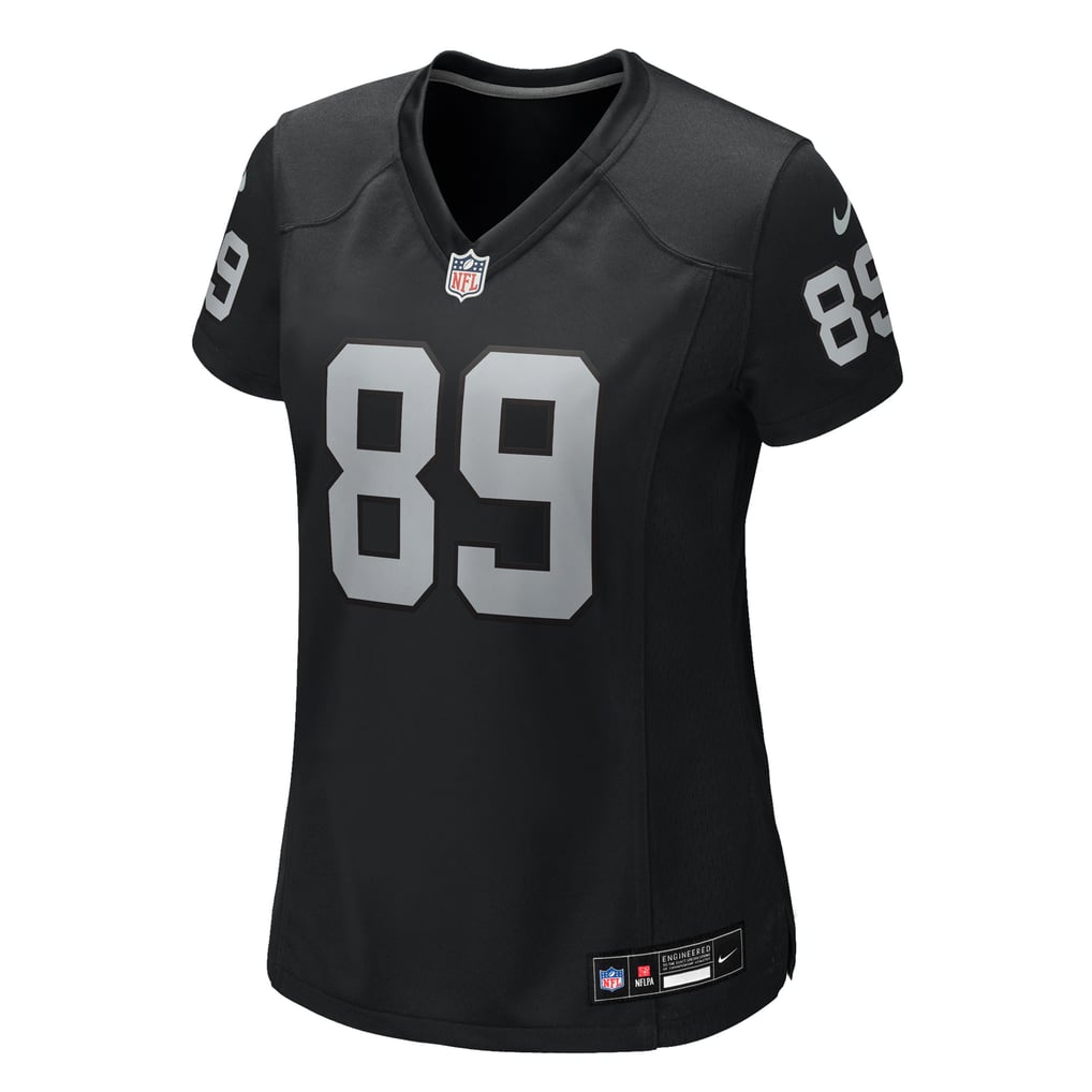 Women's Las Vegas Raiders Brock Bowers Nike  Black Team Game Jersey - Image 3