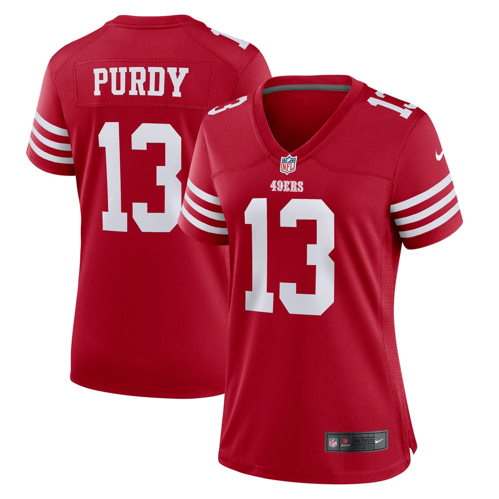Women's San Francisco 49ers Brock Purdy Nike Scarlet Player Jersey - Image 2