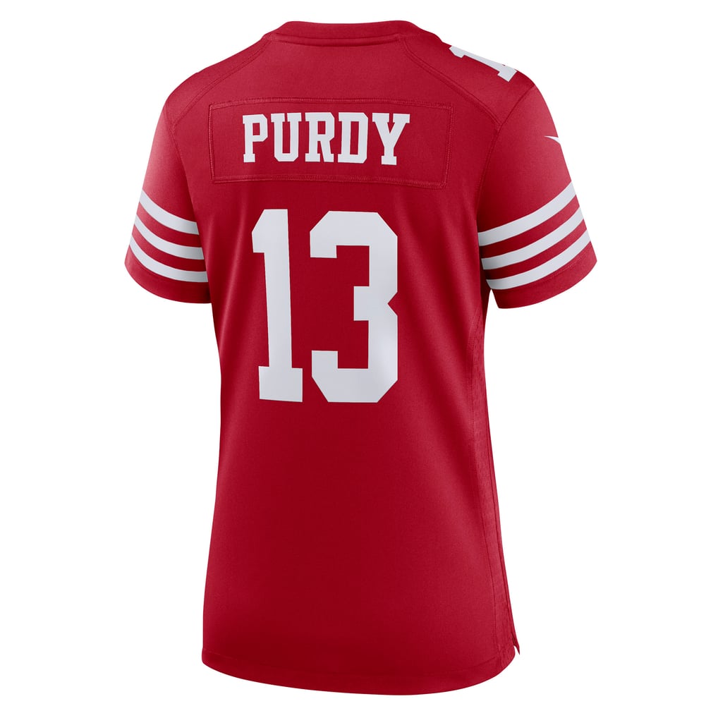 Women's San Francisco 49ers Brock Purdy Nike Scarlet Player Jersey - Image 4