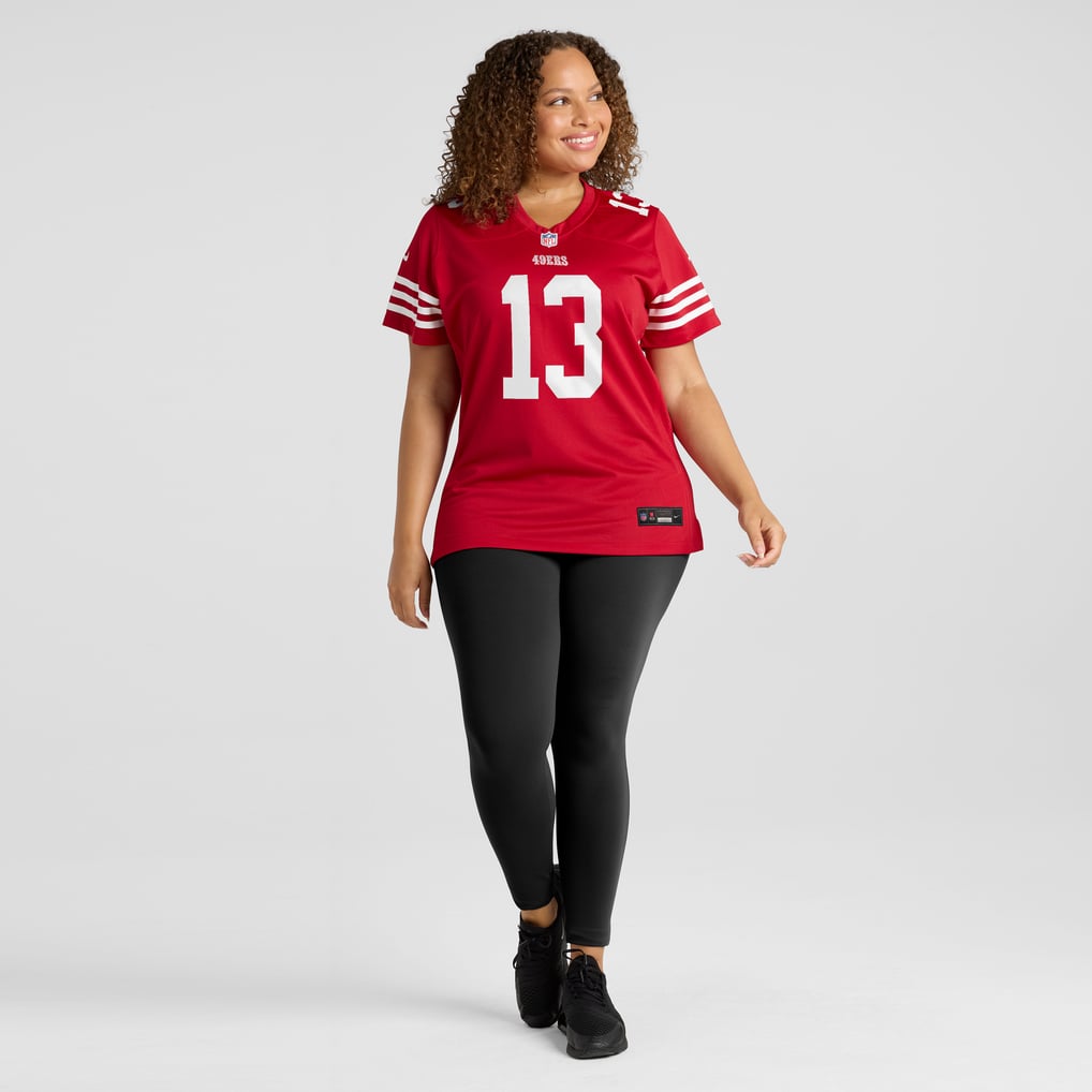 Women's San Francisco 49ers Brock Purdy Nike Scarlet Player Jersey - Image 7