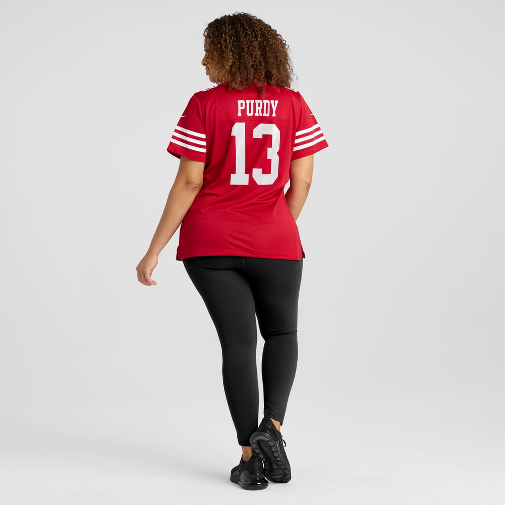 Women's San Francisco 49ers Brock Purdy Nike Scarlet Player Jersey - Image 8