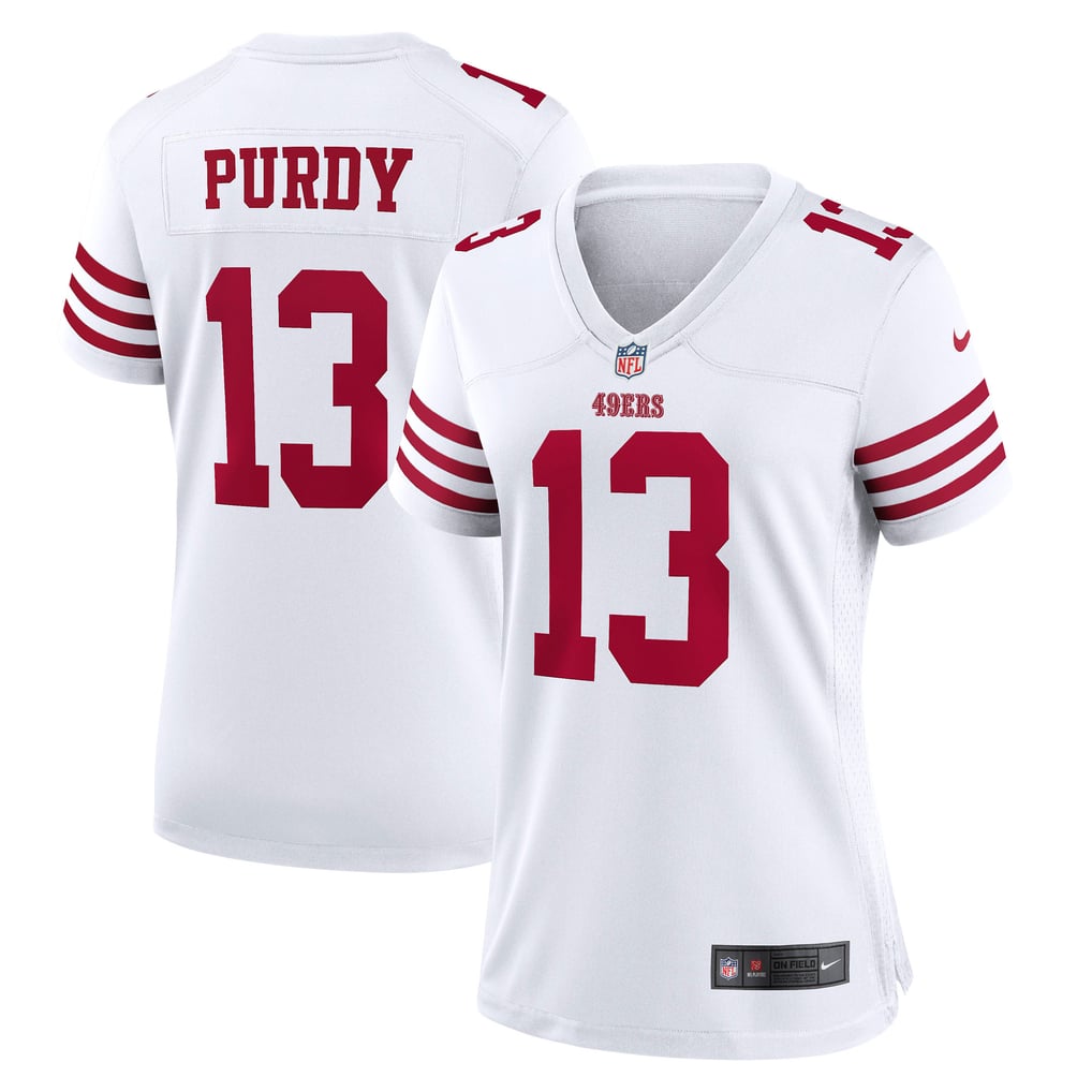 Women's San Francisco 49ers Brock Purdy Nike White Game Jersey - Image 2
