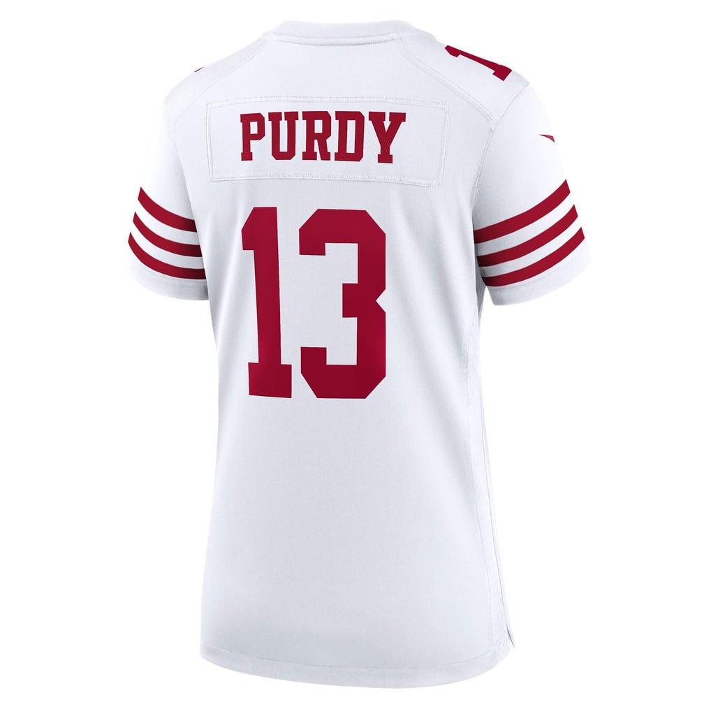 Women's San Francisco 49ers Brock Purdy Nike White Game Jersey - Image 4