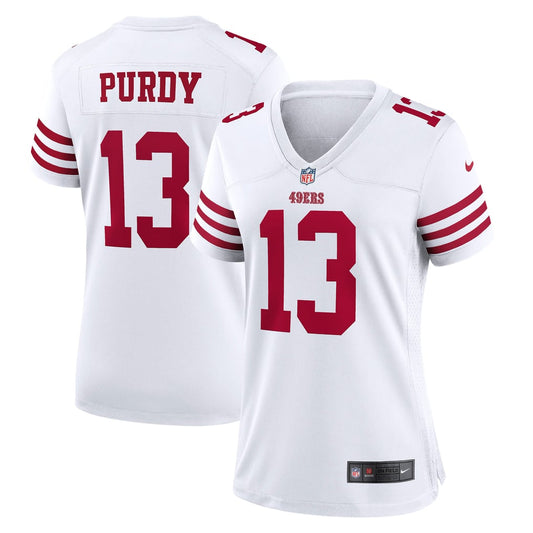 Women's San Francisco 49ers Brock Purdy Nike White Game Jersey - Image 1
