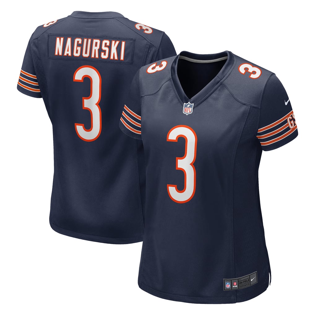 Women's Chicago Bears Bronko Nagurski Nike Navy Game Retired Player Jersey - Image 1