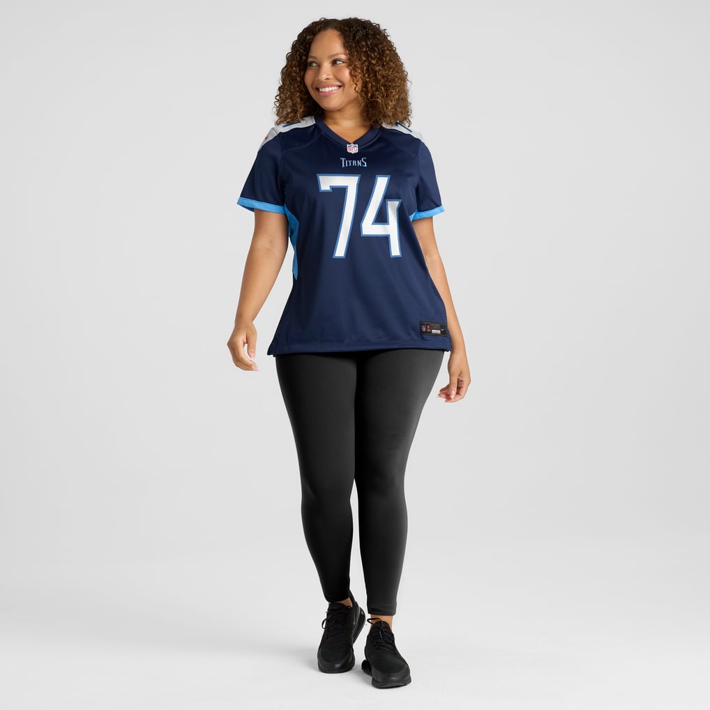 Women's Tennessee Titans Bruce Matthews Nike Navy Retired Player Jersey - Image 7