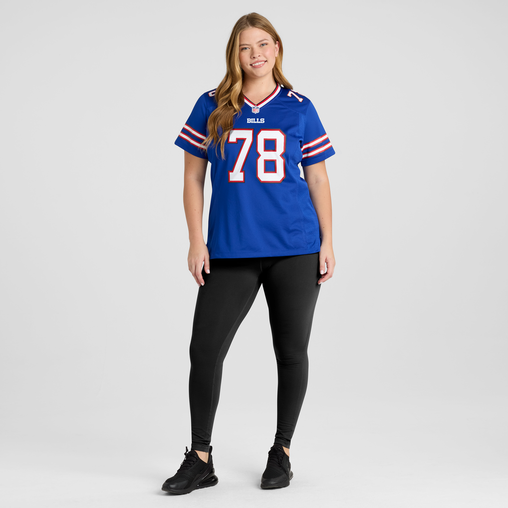 Women's Buffalo Bills Bruce Smith Nike Royal Game Retired Player Jersey - Image 7