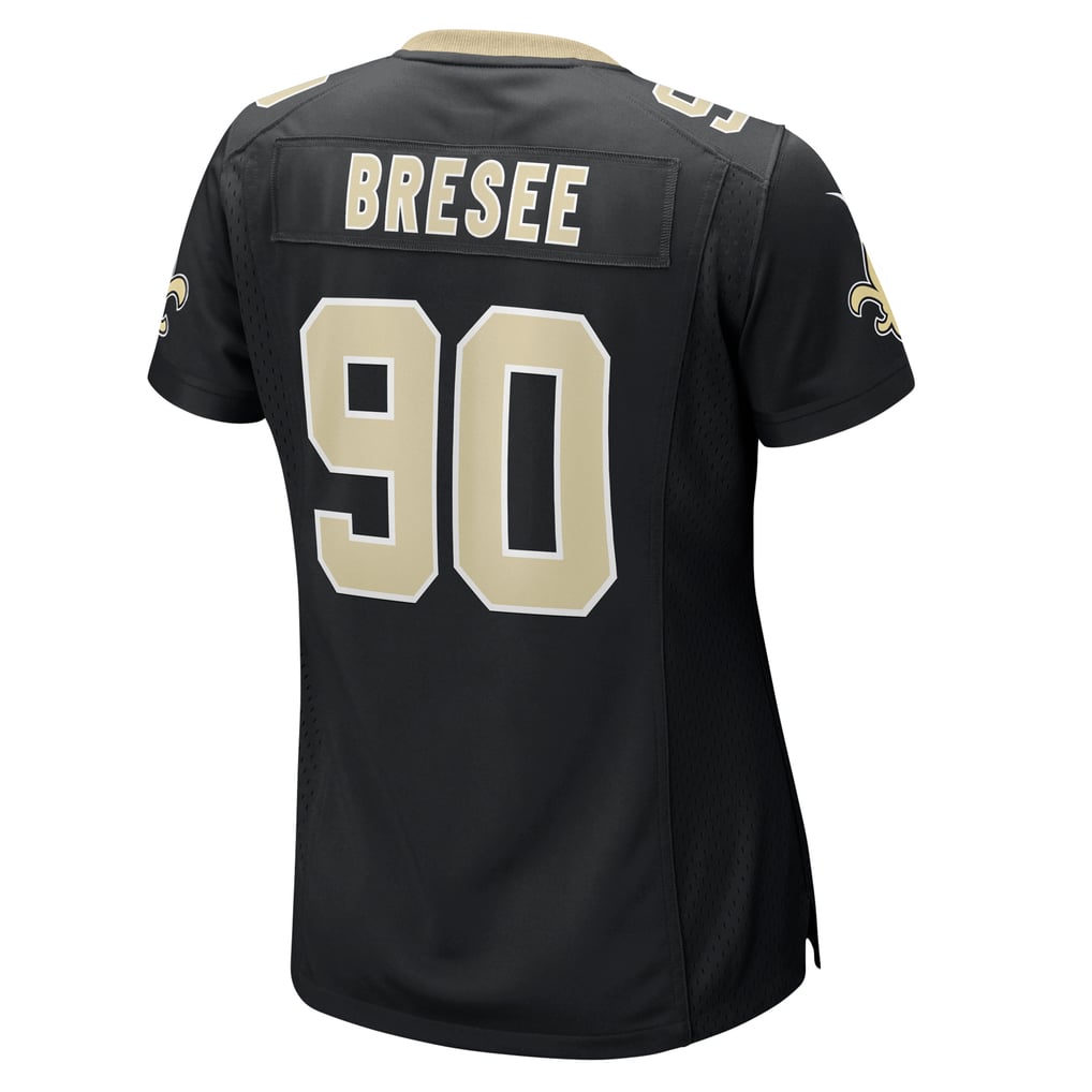 Women's New Orleans Saints Bryan Bresee Nike  Black  Game Jersey - Image 4