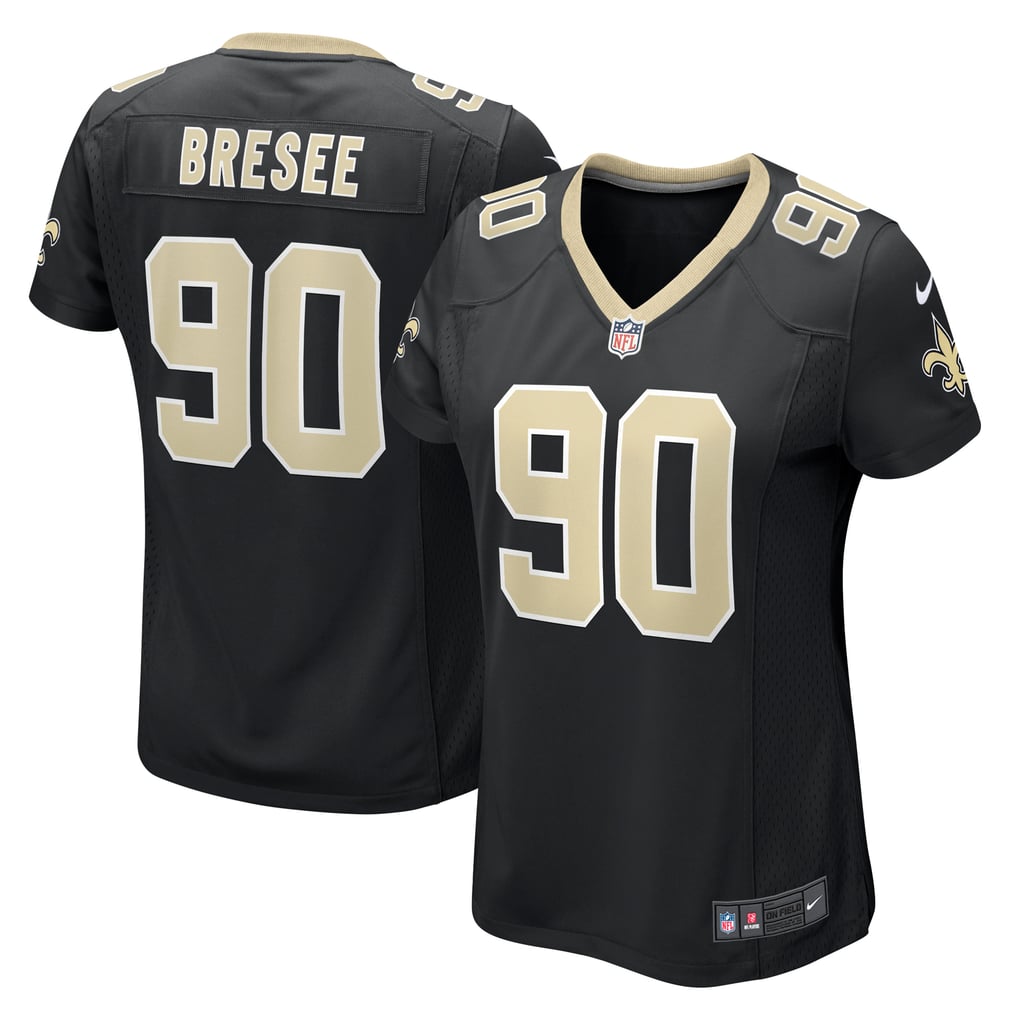 Women's New Orleans Saints Bryan Bresee Nike  Black  Game Jersey - Image 1