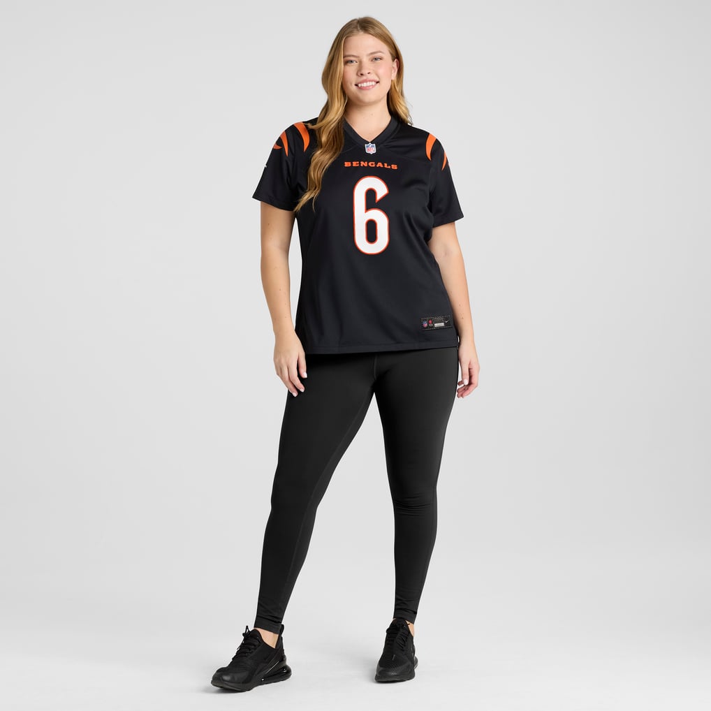 Women's Cincinnati Bengals Bryan Cook Nike Black Team Game Jersey - Image 7