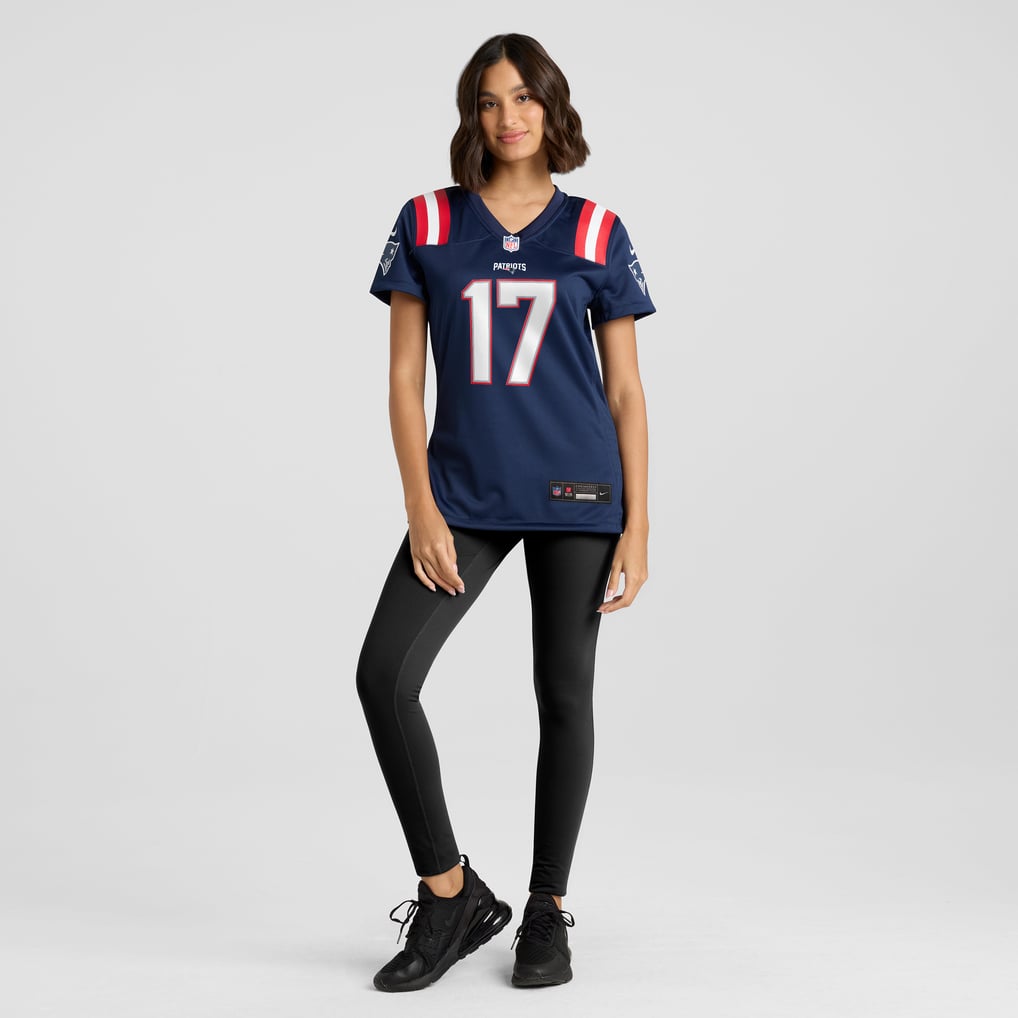 Women's New England Patriots Bryce Baringer Nike Navy Game Jersey - Image 5