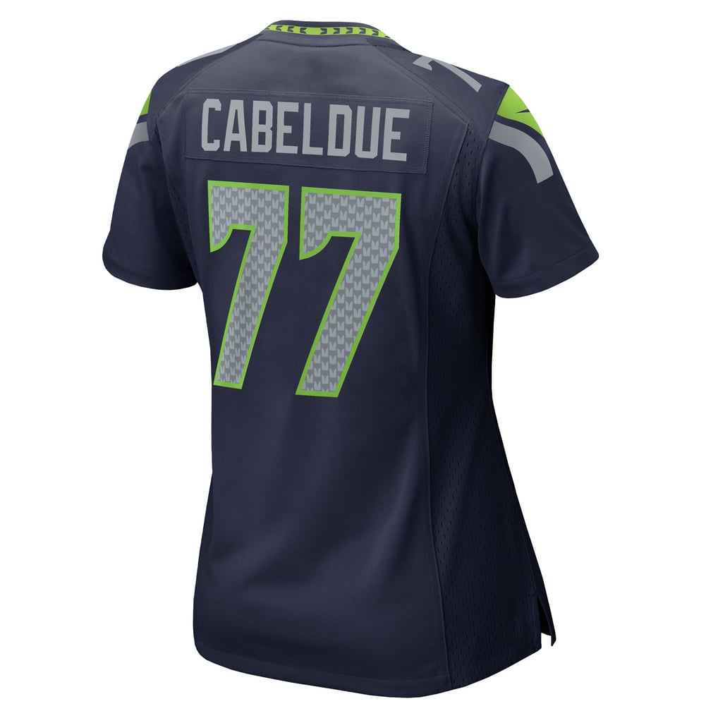 Women's Seattle Seahawks Bryce Cabeldue Nike  College Navy Team Game Jersey - Image 4