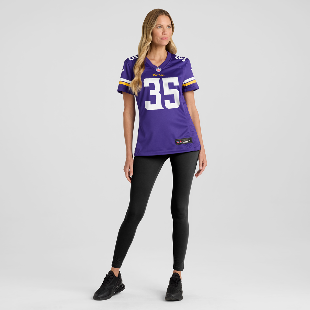 Women's Minnesota Vikings Bryce Phillips Nike Purple Team Game Jersey - Image 3