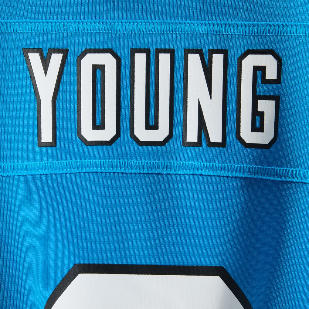 Women's Carolina Panthers Bryce Young Nike Blue Player Jersey - Image 12