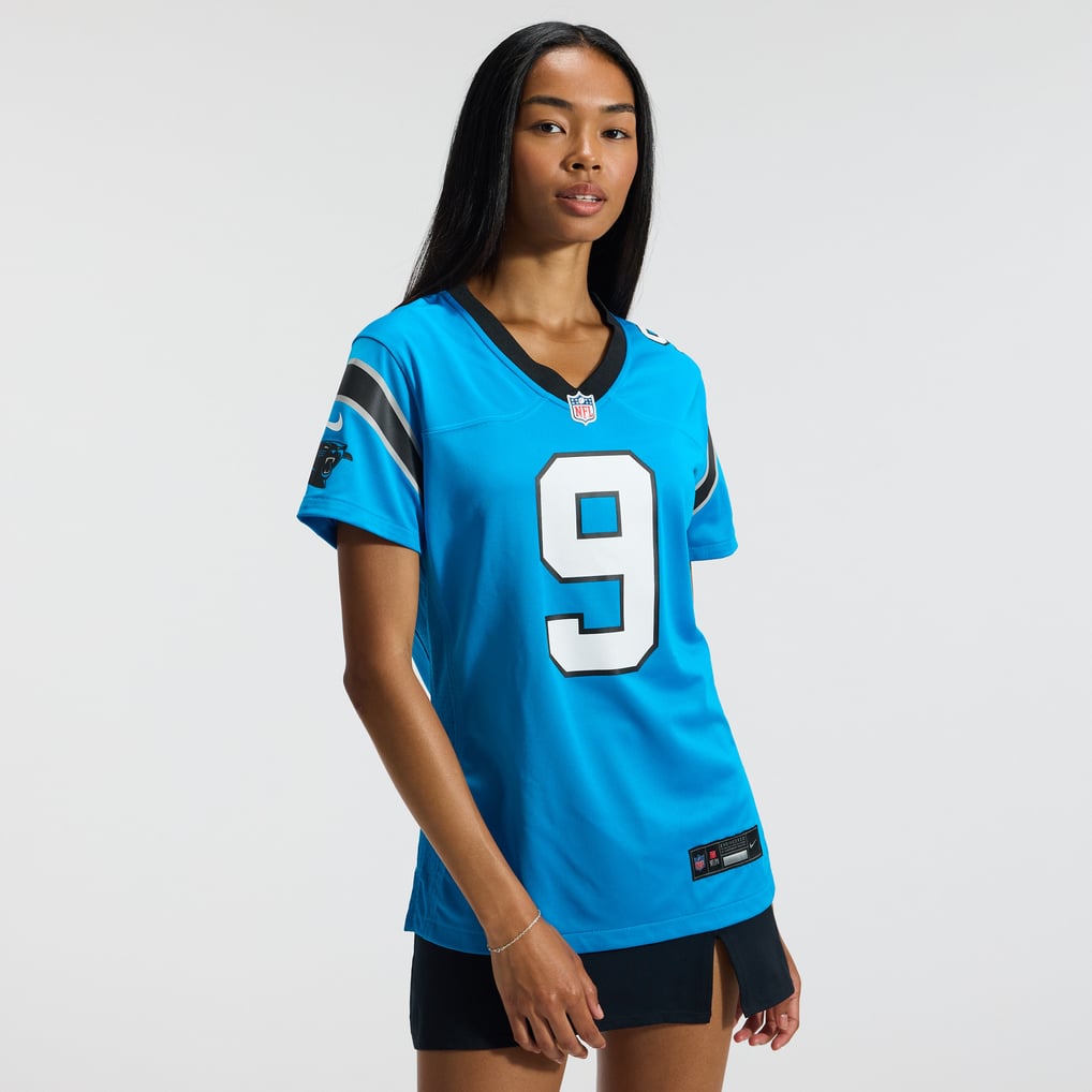 Women's Carolina Panthers Bryce Young Nike Blue Player Jersey - Image 3