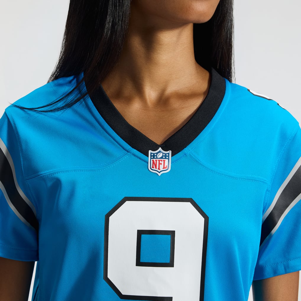 Women's Carolina Panthers Bryce Young Nike Blue Player Jersey - Image 9