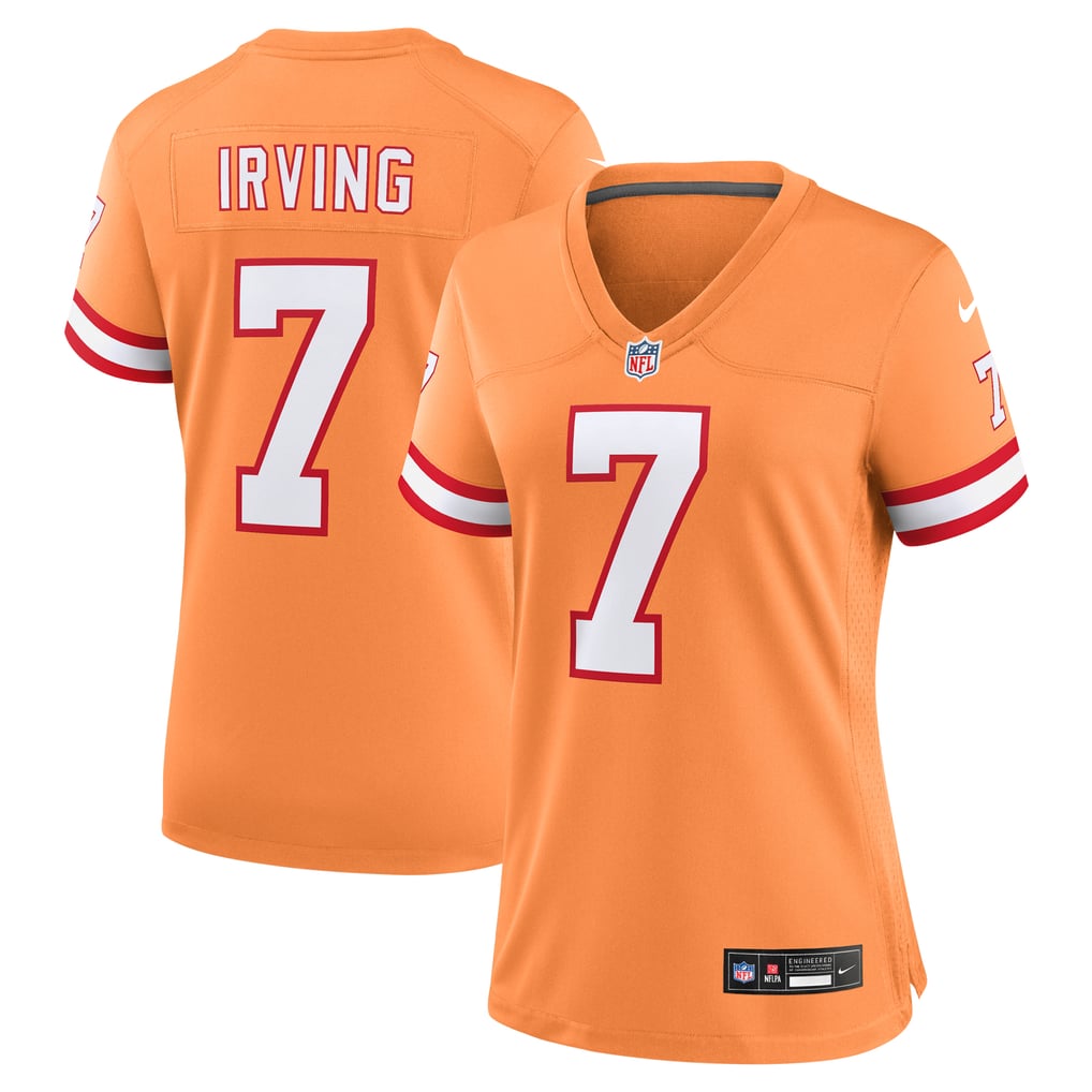 Women's Tampa Bay Buccaneers Bucky Irving Nike  Orange Alternate Game Jersey - Image 2