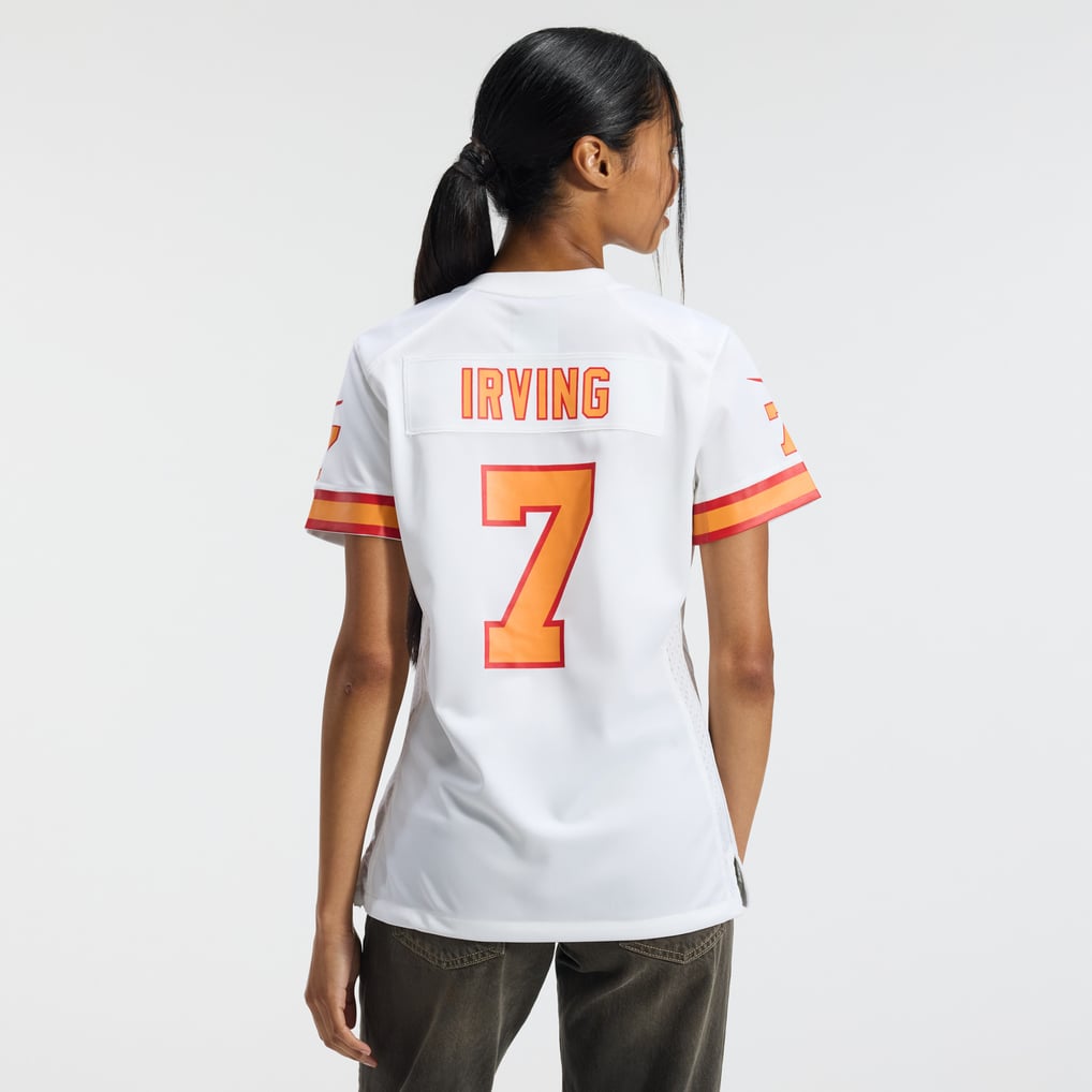 Women's '76 Tampa Bay Buccaneers Bucky Irving Nike White  Game Jersey - Image 4