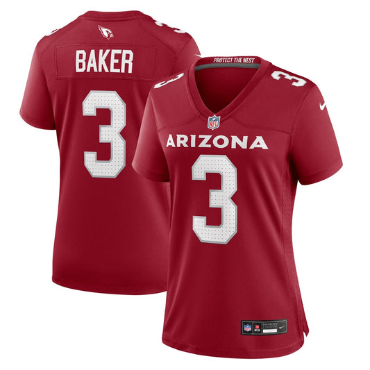 Women's Arizona Cardinals Budda Baker Nike  Cardinal Team Game Jersey - Image 1