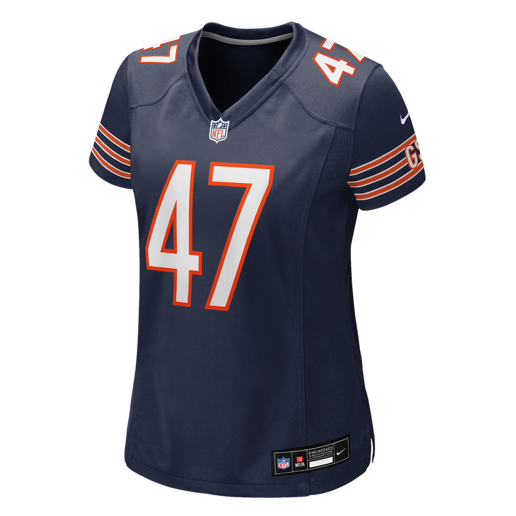 Women's Chicago Bears Buddy Johnson Nike Navy Team Game Jersey - Image 7