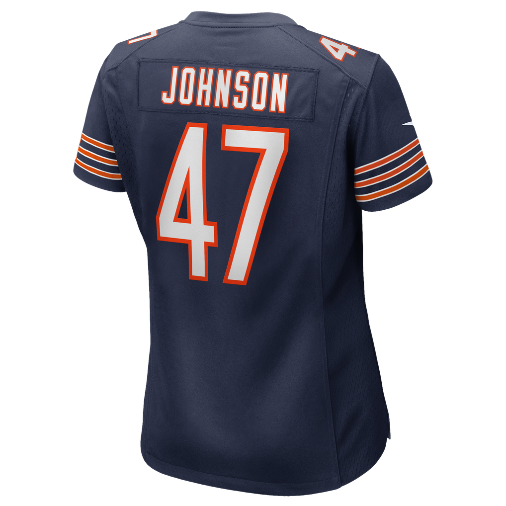 Women's Chicago Bears Buddy Johnson Nike Navy Team Game Jersey - Image 8