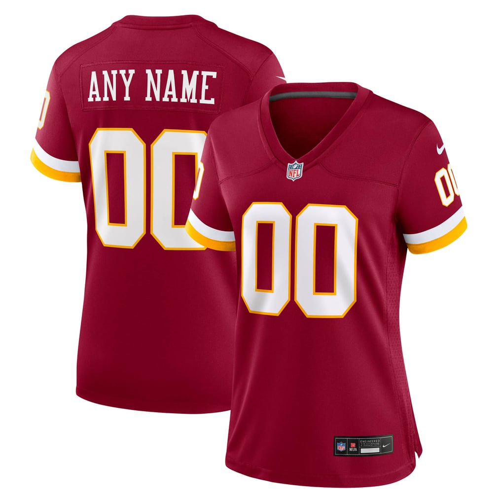 Women's Washington Commanders Nike Burgundy Custom Game Jersey - Image 2
