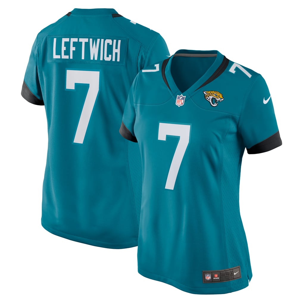 Women's Jacksonville Jaguars Byron Leftwich Nike Teal Retired Player Game Jersey - Image 2