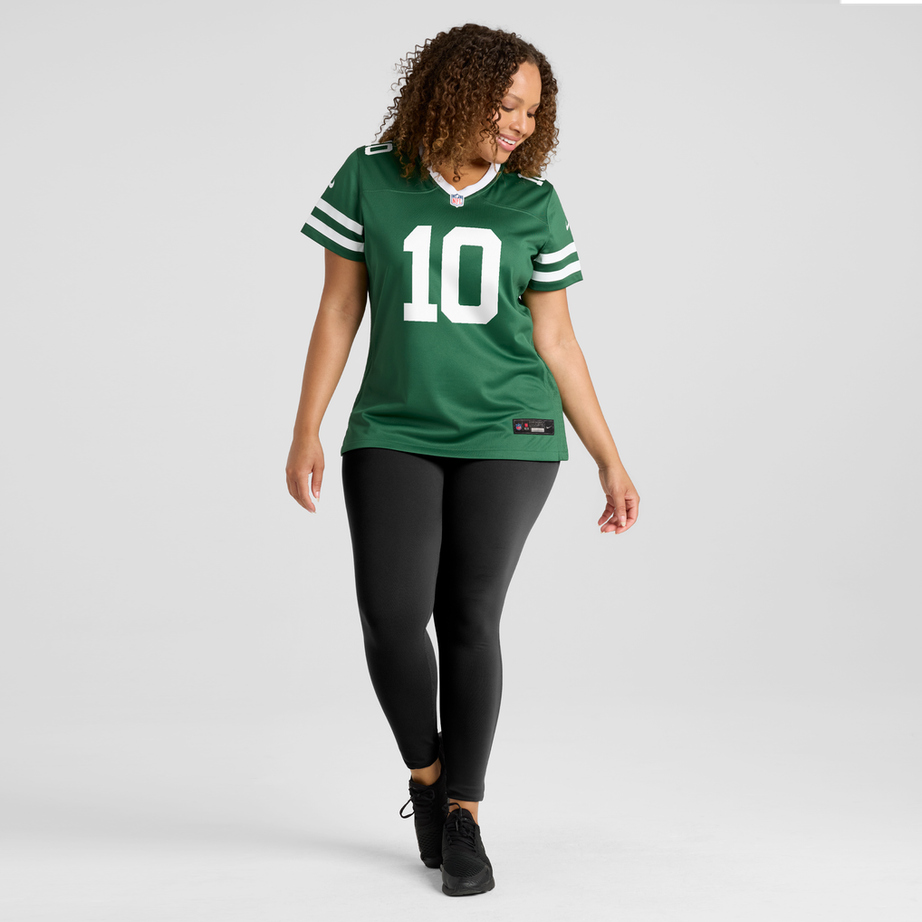 Women's New York Jets Cade Klubnik Nike Legacy Green Team Game Jersey - Image 5