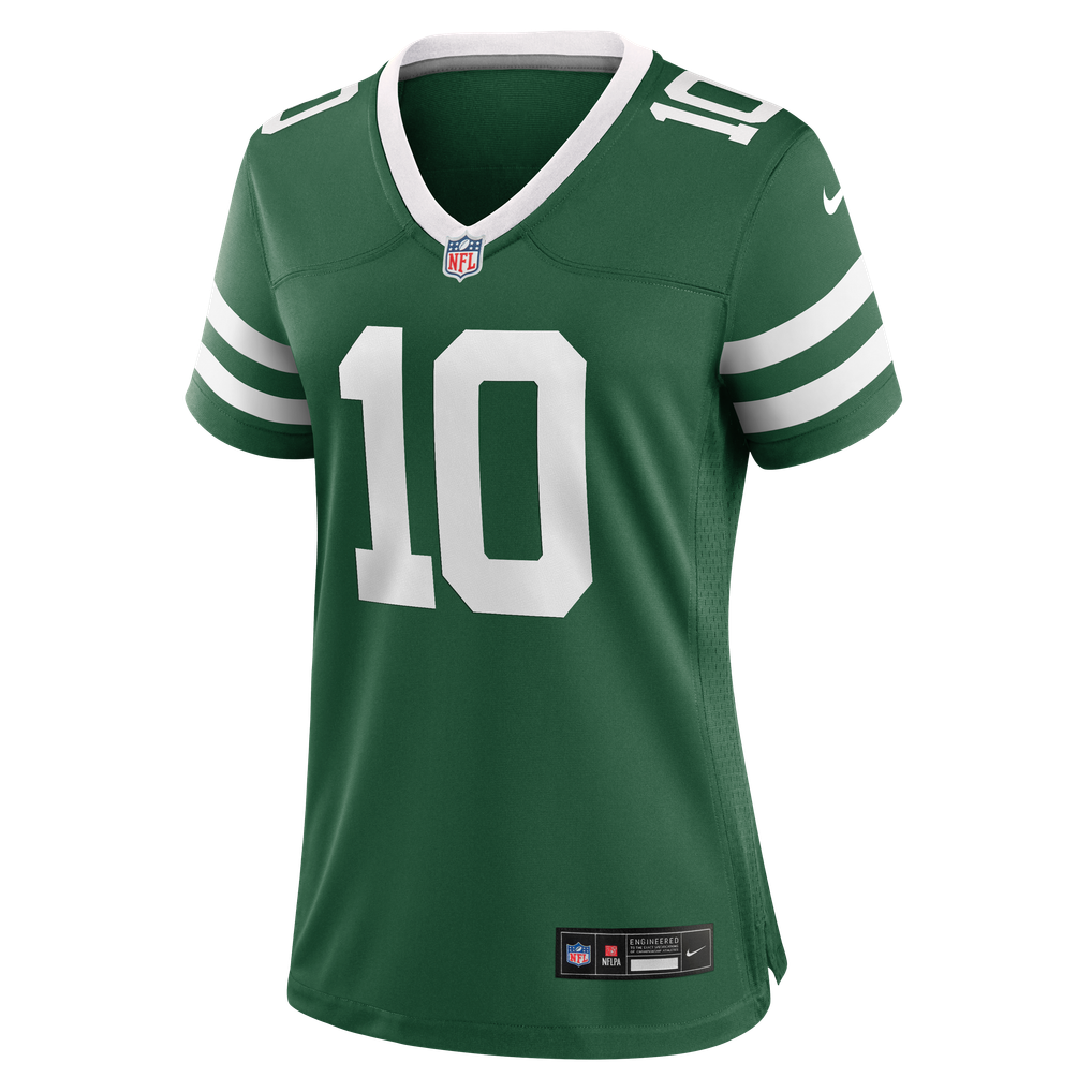 Women's New York Jets Cade Klubnik Nike Legacy Green Team Game Jersey - Image 7