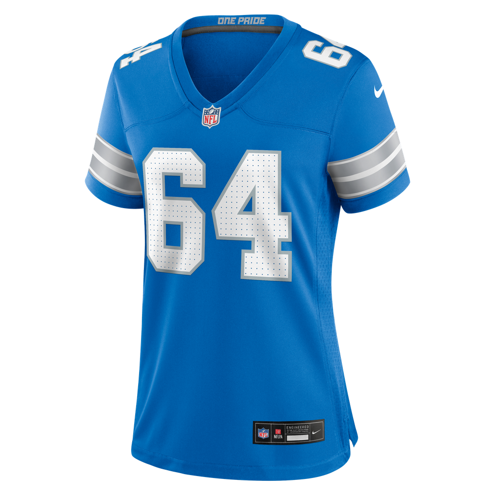 Women's Detroit Lions Cade Mays Nike  Blue Team Game Jersey - Image 3